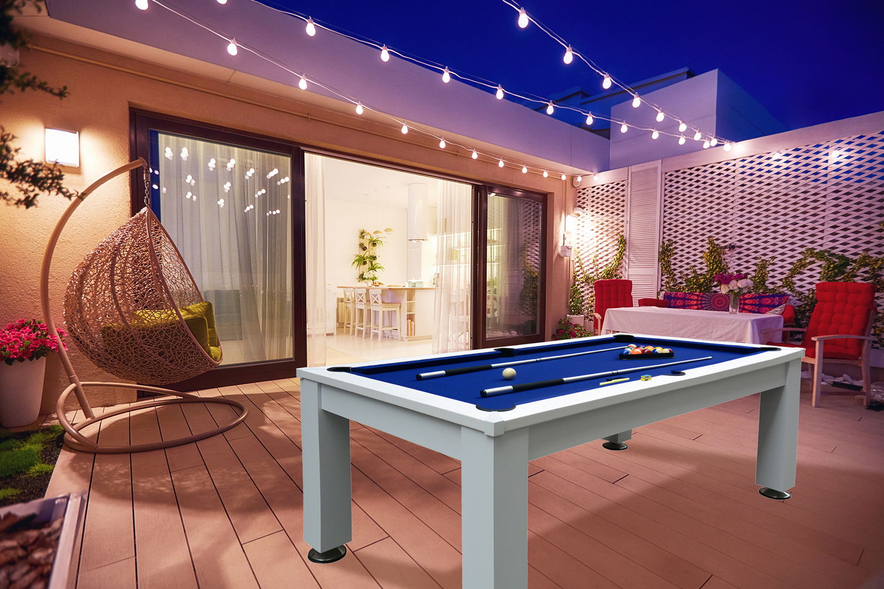 Outdoor Pool Table 