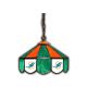 Miami Dolphins 14 inch Stained Glass Pub Light 