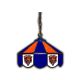 Chicago Bears 14 inch Stained Glass Pub Light 