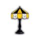 Pittsburgh Steelers 21 inch Glass Table Lamp