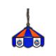 New York Mets 14 inch Stained Glass Pub Light 