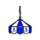 Kansas City Royals 14 inch Stained Glass Pub Light