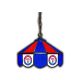 Texas Rangers 14 inch Stained Glass Pub Light 