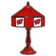 Wisconsin Badgers 21 inch Glass Table Lamp