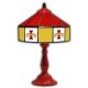 Iowa State Cyclones 21 inch Glass Table Lamp