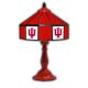 Indiana Hoosiers 21 inch Glass Table Lamp