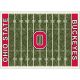 Ohio State Buckeyes 4x6 Homefield Rug
