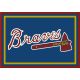 Atlanta Braves 6'x8' Spirit Rug