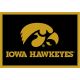 Iowa Hawkeyes 6x8 Spirit Rug