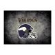 Minnesota Vikings 8'x11' Distressed Rug