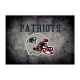 New England Patriots 4'x6' Distressed Rug