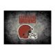 Cleveland Browns 4'x6' Distressed Rug