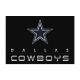 Dallas Cowboys 4'x6' Chrome Rug