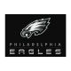 Philadelphia Eagles 4'x6' Chrome Rug