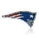 New England Patriots Recycled Metal Logo Lighted Sign