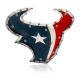 Houston Texans Recycled Metal Logo Lighted Sign