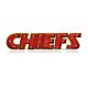 Kansas City Chiefs Recycled Metal Lighted Sign