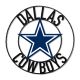 Dallas Cowboys 24 inch Wrought Iron Wall Art 