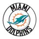 Miami Dolphins 24 inch Wrought Iron Wall Art 
