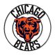 Chicago Bears 24 inch Wrought Iron Wall Art 
