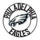Philadelphia Eagles 24 inch Wrought Iron Wall Art 
