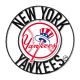 New York Yankees 24 inch Wrought Iron Wall Art