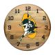 Green Bay Packers Historical Oak Barrel Clock