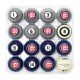 Chicago Cubs Billiard Balls with Numbers