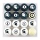Michigan State Spartans Billiard Balls with Numbers