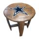 Dallas Cowboys Oak Barrel Table