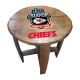 Kansas City Chiefs Superbowl 2022 Champion Oak Barrel Table