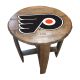 Philadelphia Flyers Oak Barrel Table