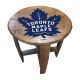 Toronto Maple Leafs Oak Barrel Table