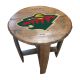Minnesota Wild Oak Barrel Table