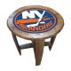 New York Islanders Oak Barrel Table