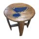 St. Louis Blues Oak Barrel Table