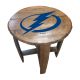 Tampa Bay Lightning Oak Barrel Table