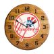 New York Yankees Oak Barrel Clock