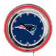 New England Patriots 14 inch Neon Clock