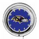Baltimore Ravens 14 inch Neon Clock