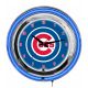 Chicago Cubs 14 inch Neon Clock