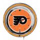Philadelphia Flyers 14 inch Neon Clock