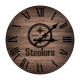 Pittsburgh Steelers Rustic 16 inch Clock