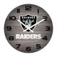 Las Vegas Raiders 16 inch Weathered Wood Clock