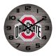 Ohio State Buckeyes 16 inch Weathered Wood Clock