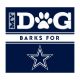 Dallas Cowboys 10 inch My Dog Barks Wall Art, Navy Background