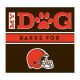 Cleveland Browns 10 inch My Dog Barks Wood Wall Art