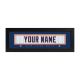 New York Mets Custom Print Name Plate
