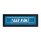 Los Angeles Chargers Custom Print Name Plate